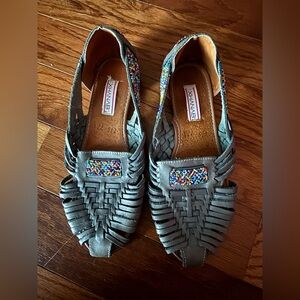 Handcrafted XHANAB Beaded shoe
